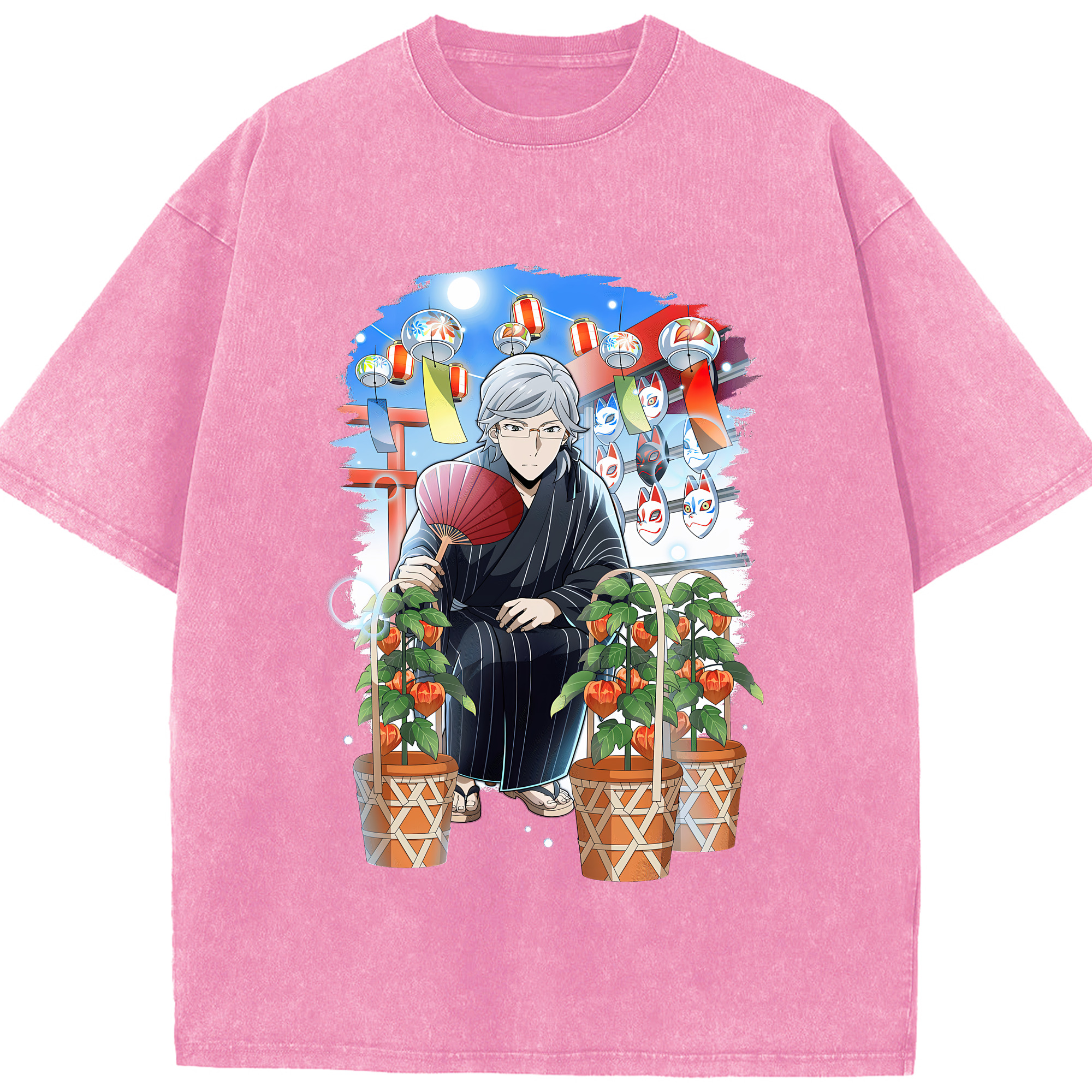 （画像用） 文豪ストレイドッグス Bungo Stray Dogs 綿100% ヴィンテージ風 半袖Tシャツ（フロントプリント）